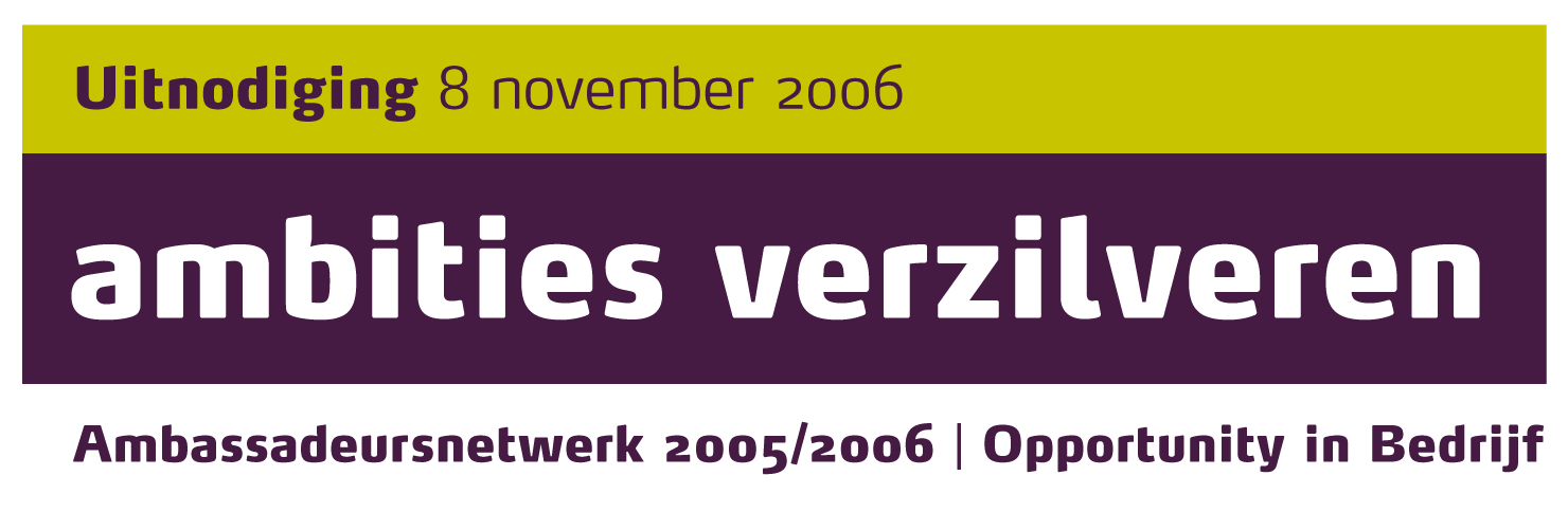 Ambities verzilveren